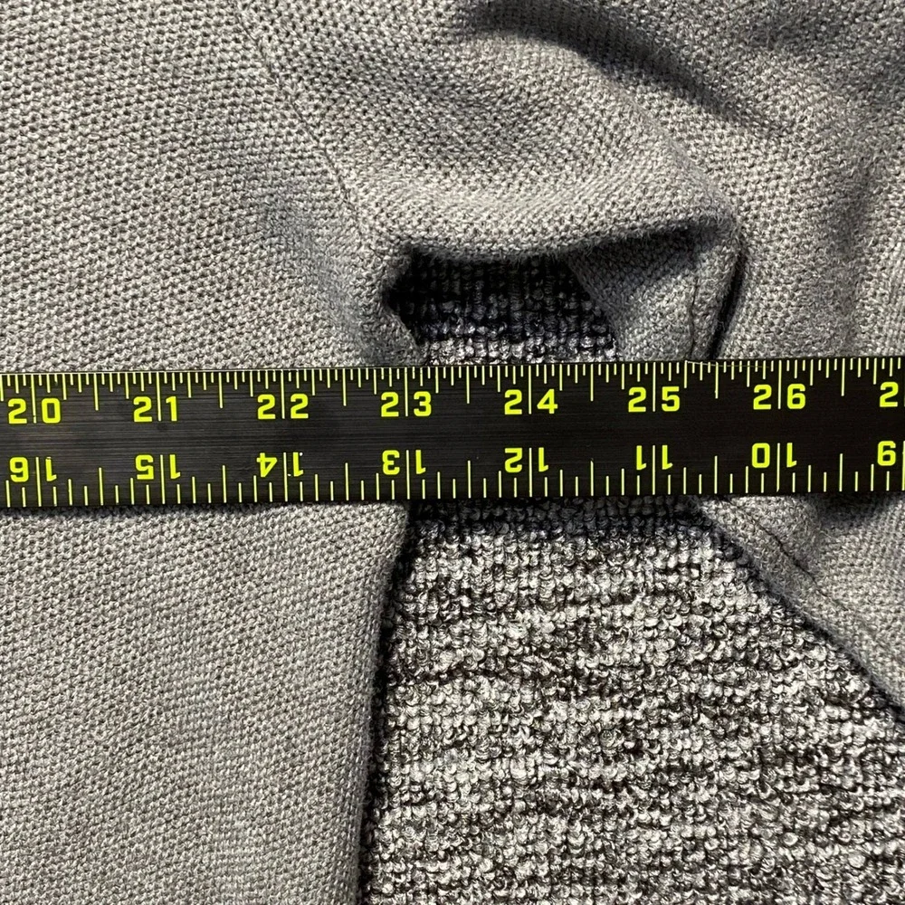 Polo Ralph Lauren Pima Cotton Sweater Mens XL Gray Quarter Zip Pullover Heritage